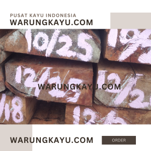 Balok Kayu Meranti Merah
